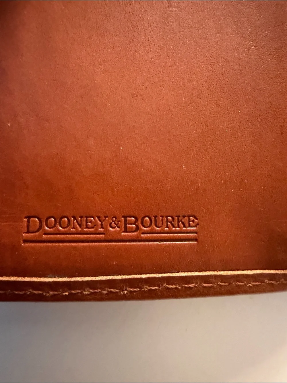Dooney & Bourke Navy and Brown New England Patriots Dome Satchel Set